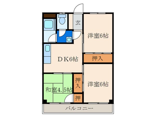 マルマン黄金ビルの物件間取画像